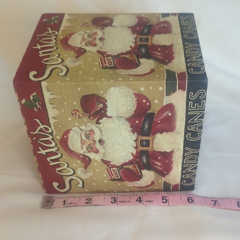 Bobs Boxes, Santa's Candy Canes Tissue Box Cover - Picture 7 of 7
